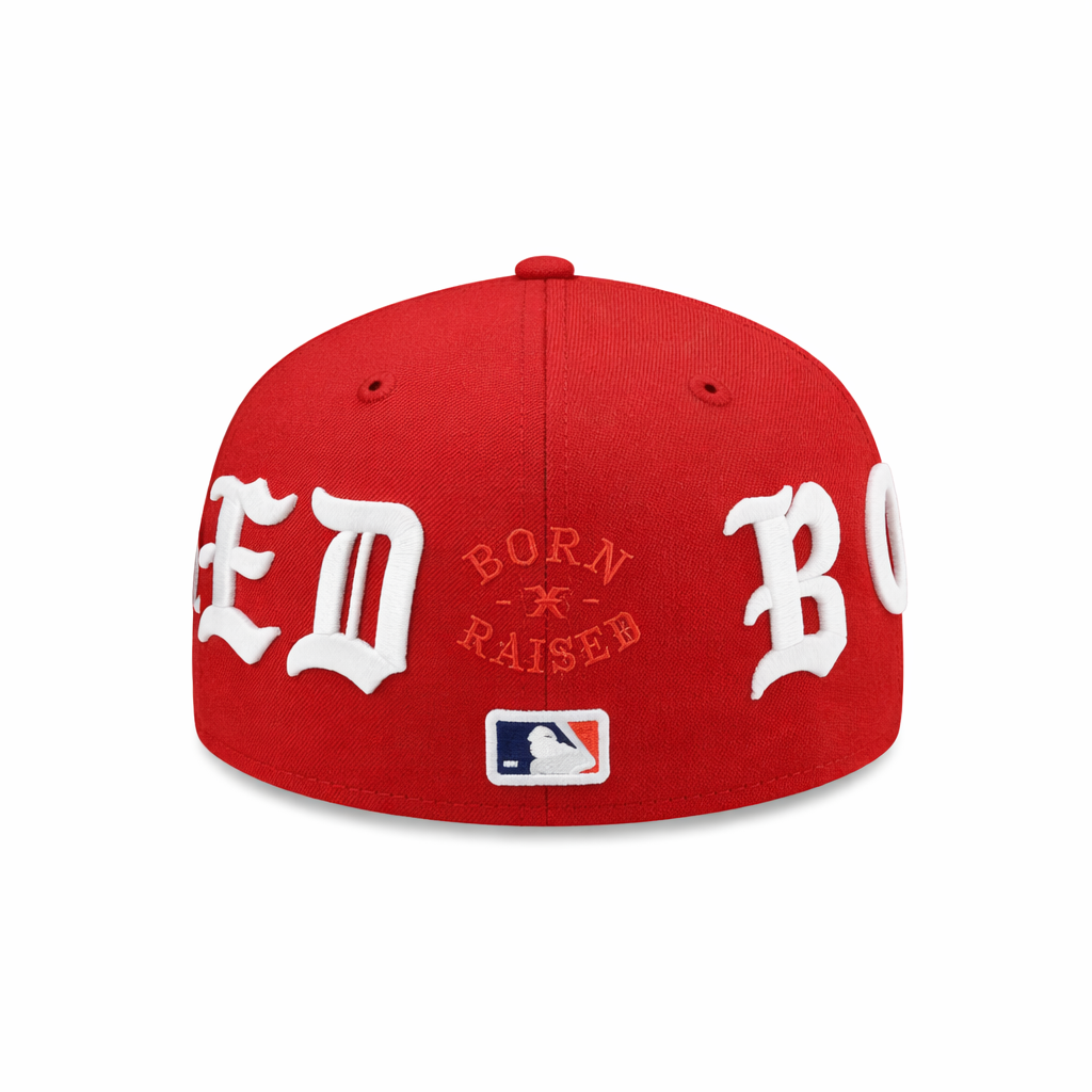 LOS ANGELES BORN X RAISED RED NEW ERA