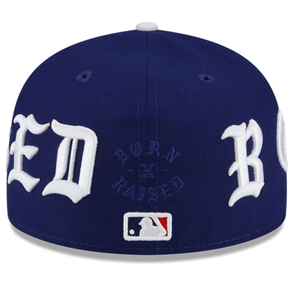Los Angeles Dodgers New Era Born x Raised Royal Wrap Around 59FIFTY