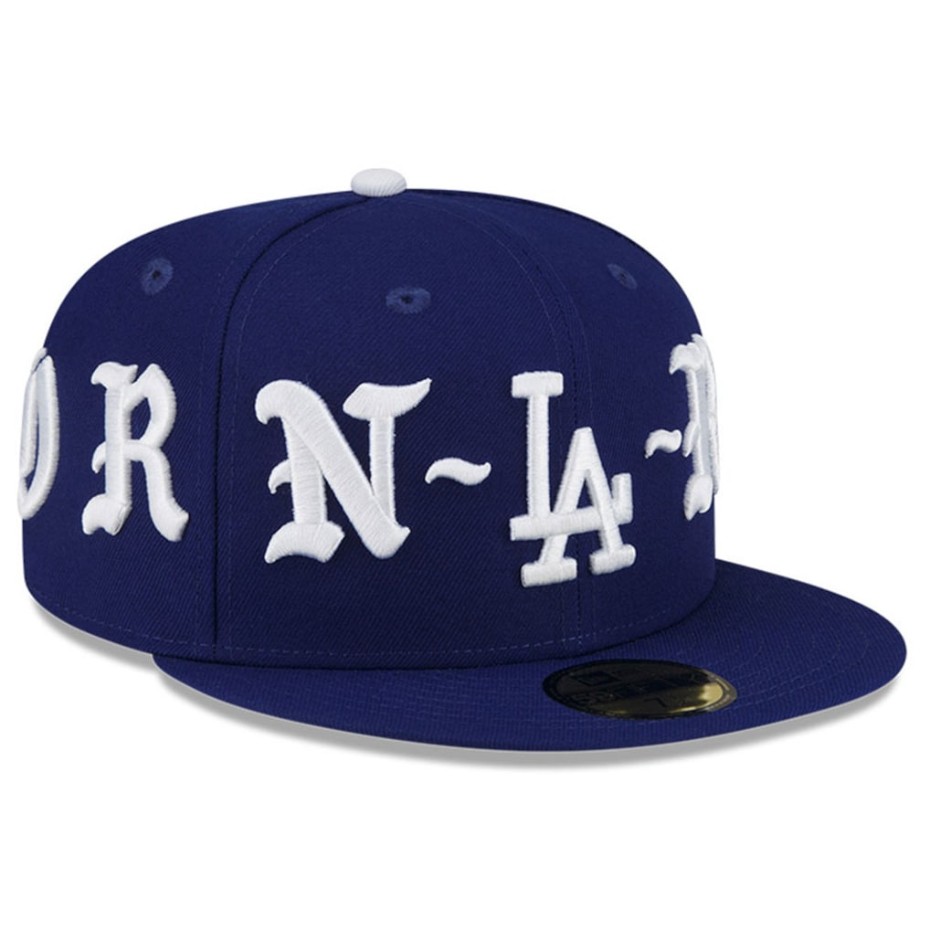 Los Angeles Dodgers New Era Born x Raised Royal Wrap Around 59FIFTY