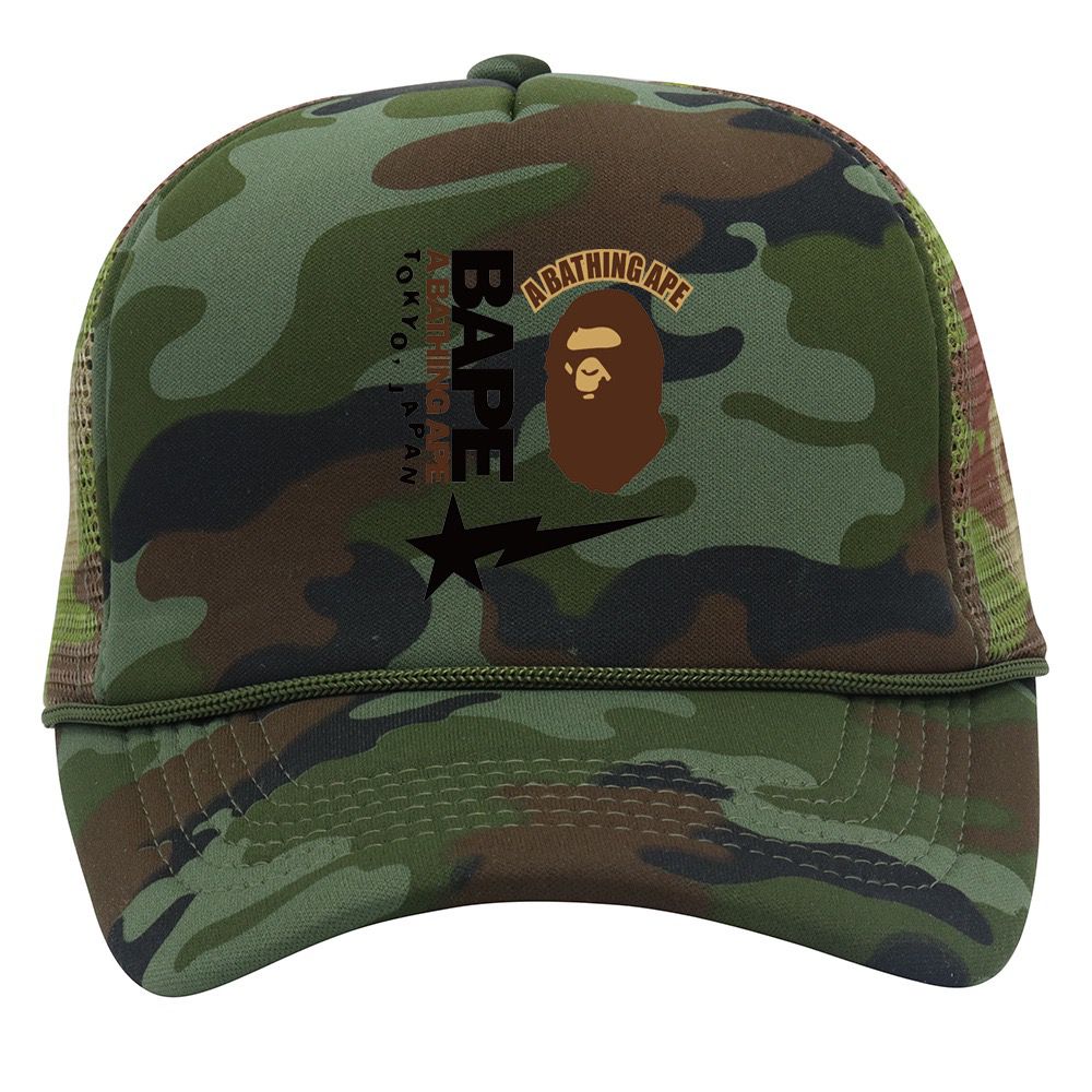 A Bathing Ape 1st Camo College Mesh Cap