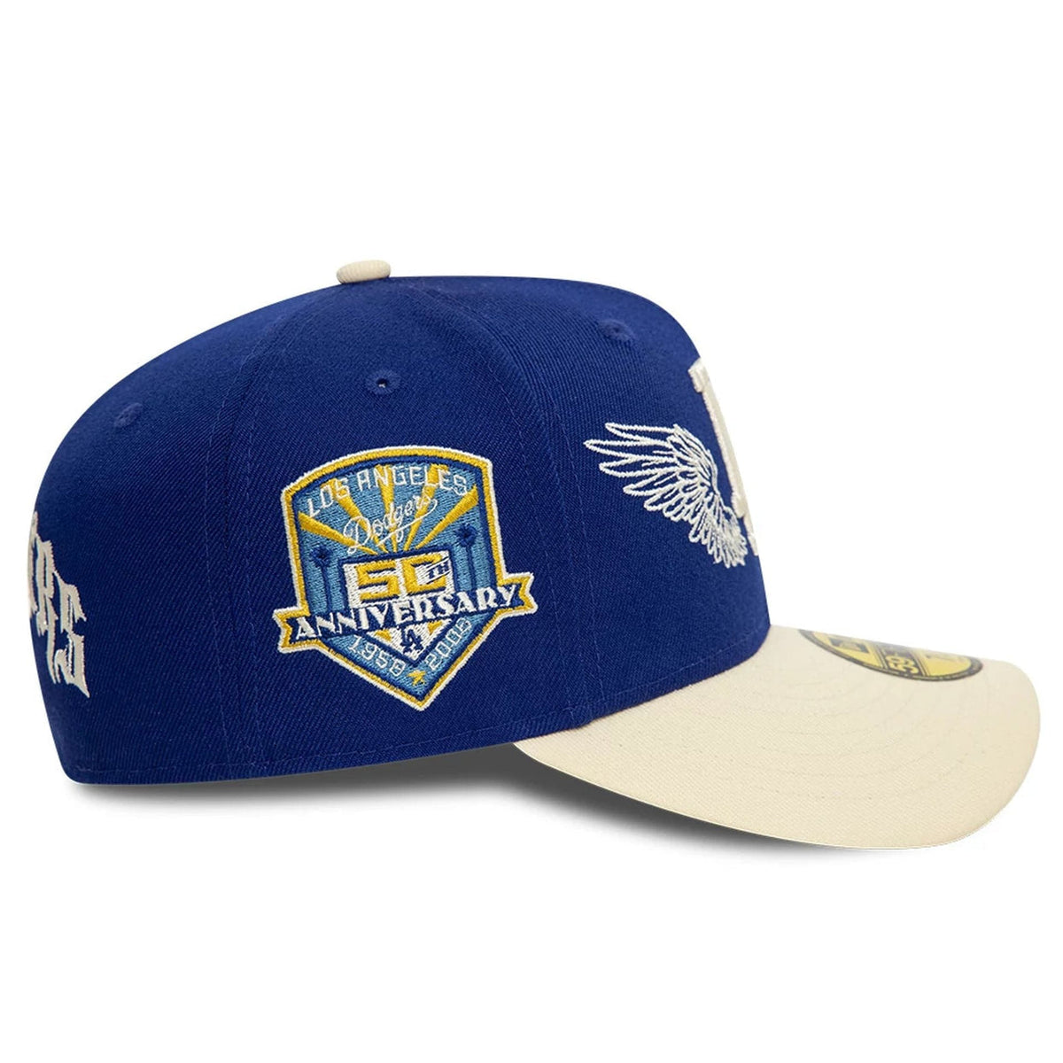 LA Dodgers MLB Team Wings Navy 59FIFTY
