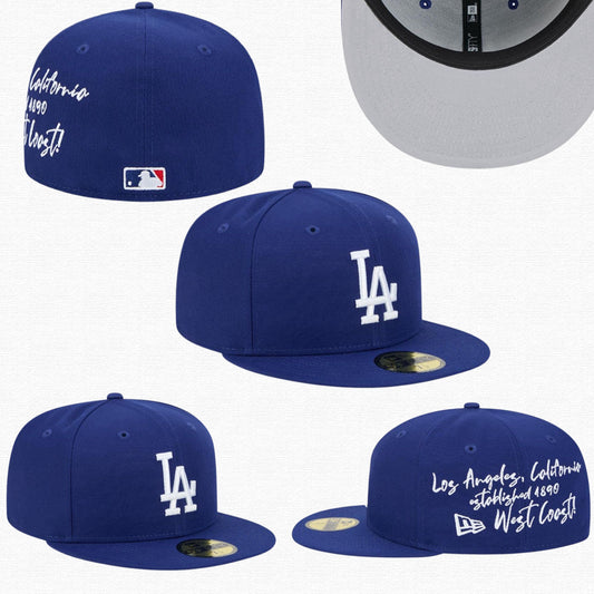 Los Angeles Dodgers MLB Team Verbiage 59FIFTY Cerrada