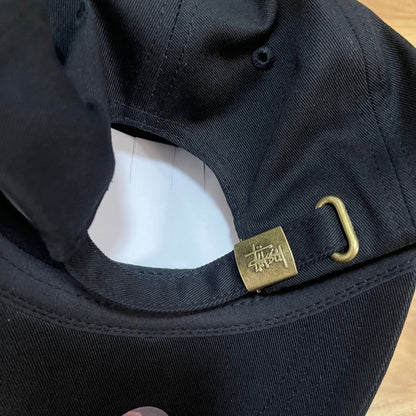 Stüssy 8 Ball Embroidered Black Cap