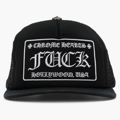 Chrome Hearts “Fuck” Patch Hat
