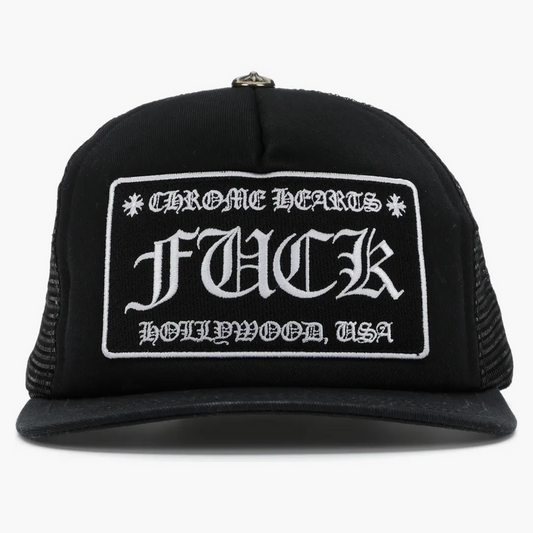 Chrome Hearts “Fuck” Patch Hat