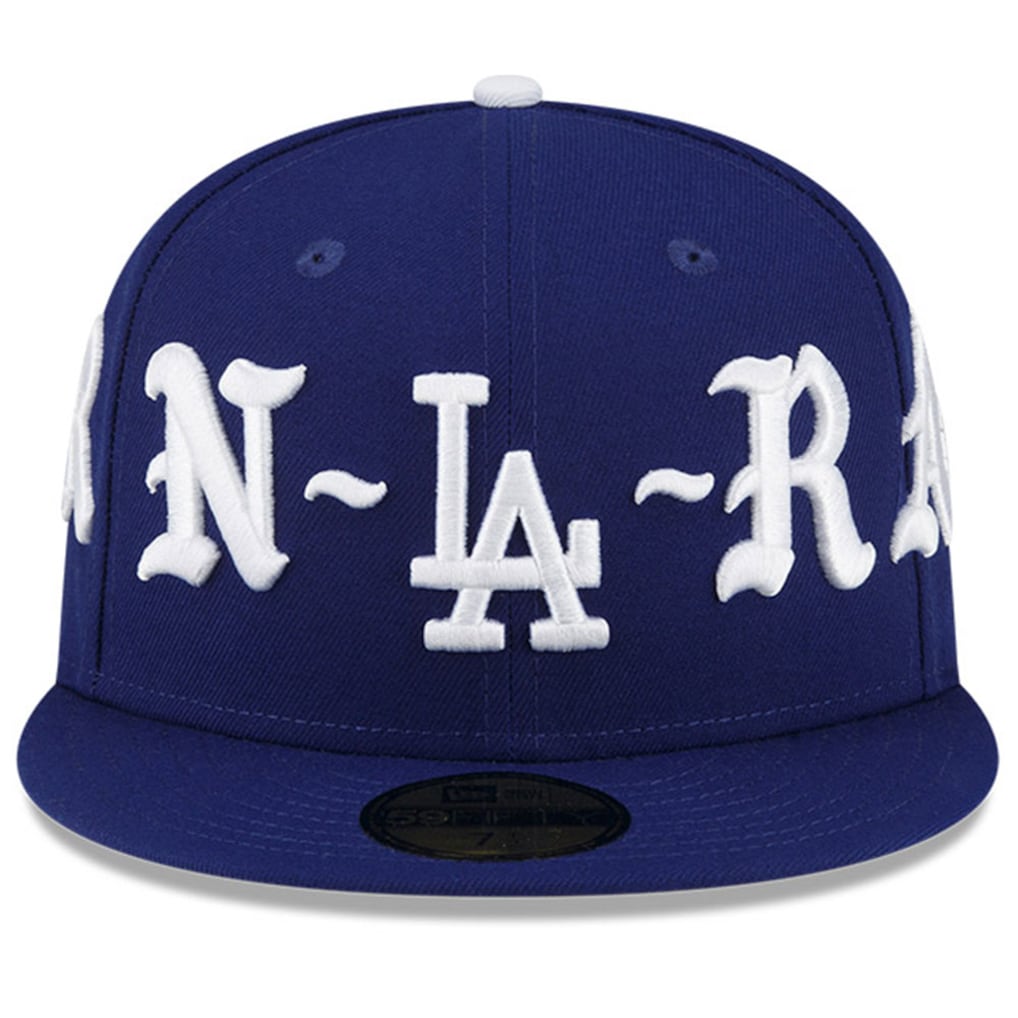 Los Angeles Dodgers New Era Born x Raised Royal Wrap Around 59FIFTY