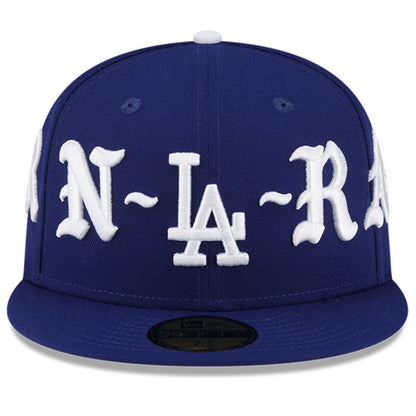 Los Angeles Dodgers New Era Born x Raised Royal Wrap Around 59FIFTY