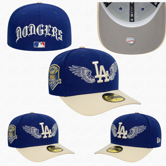 LA Dodgers MLB Team Wings Navy 59FIFTY