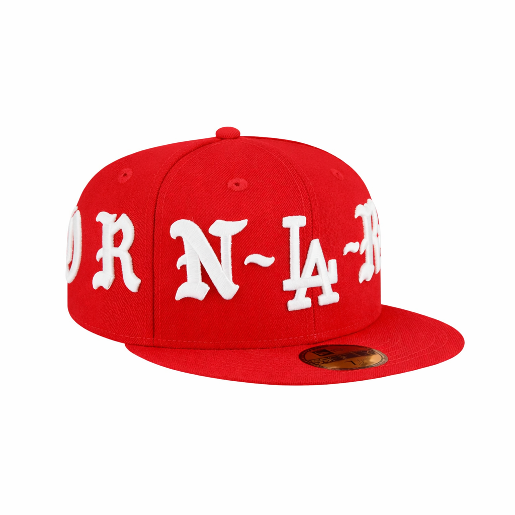 LOS ANGELES BORN X RAISED RED NEW ERA
