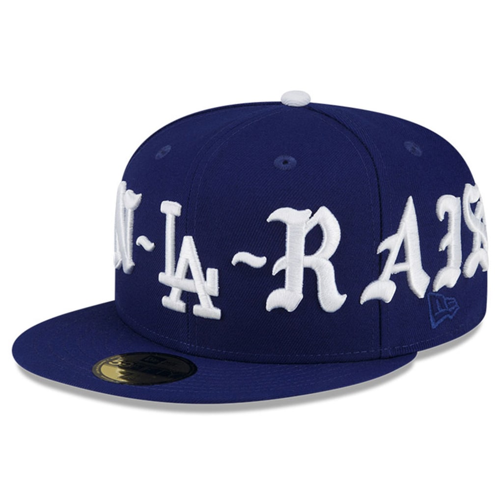 Los Angeles Dodgers New Era Born x Raised Royal Wrap Around 59FIFTY