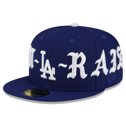 Los Angeles Dodgers New Era Born x Raised Royal Wrap Around 59FIFTY