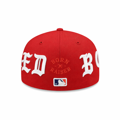 LOS ANGELES BORN X RAISED RED NEW ERA