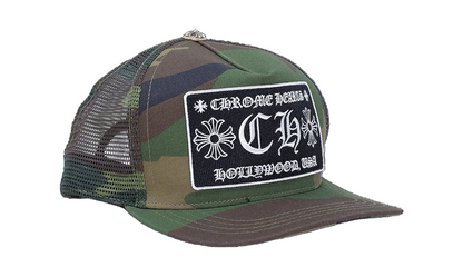 Chrome Hearts CH Hollywood Trucker Hat Camo