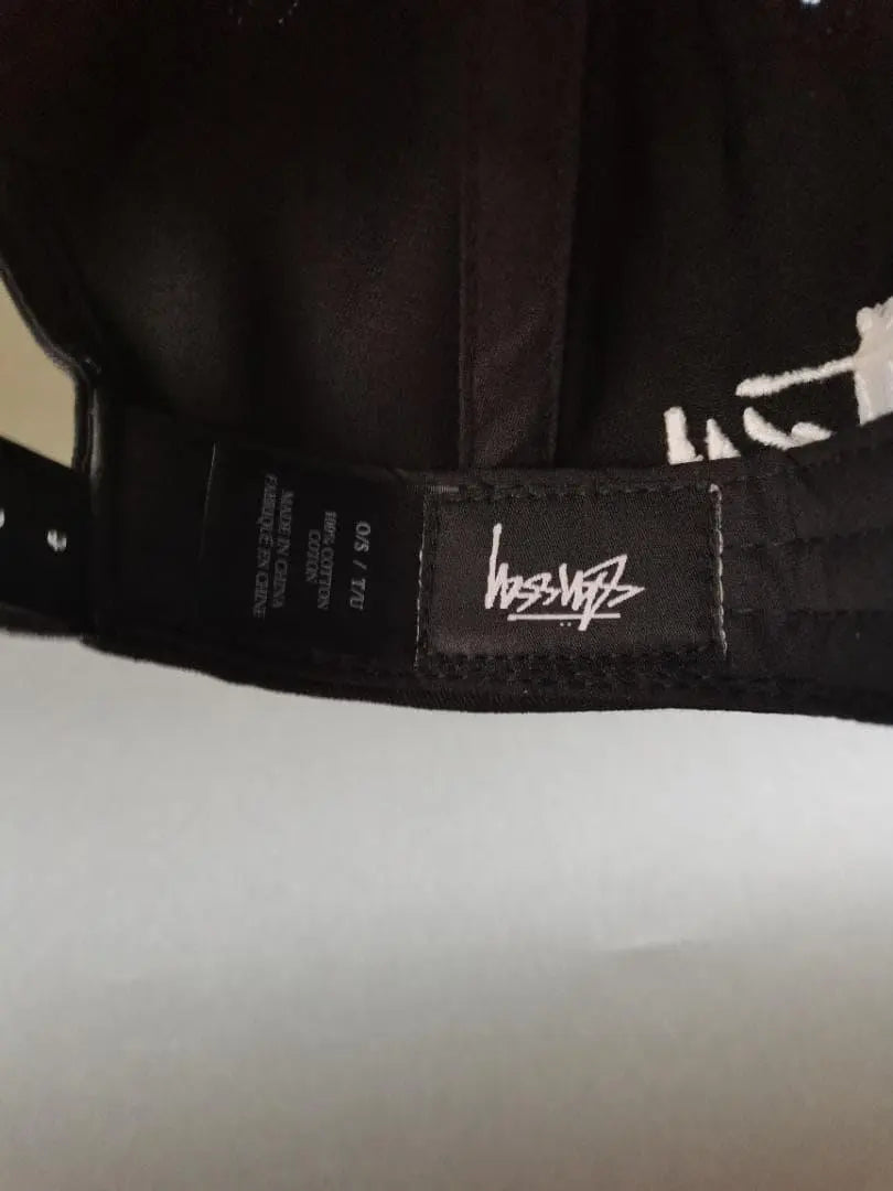 Stüssy Chenille S Low Pro Cap – Black