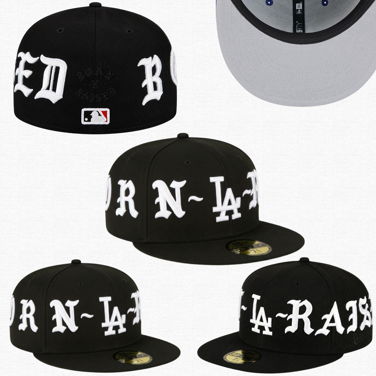 Born X Raised x Los Angeles Dodgers New Era Crown