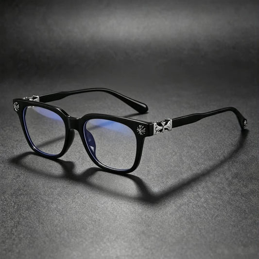 CHROME HEARTS GLASSES BLACK NO LOGO
